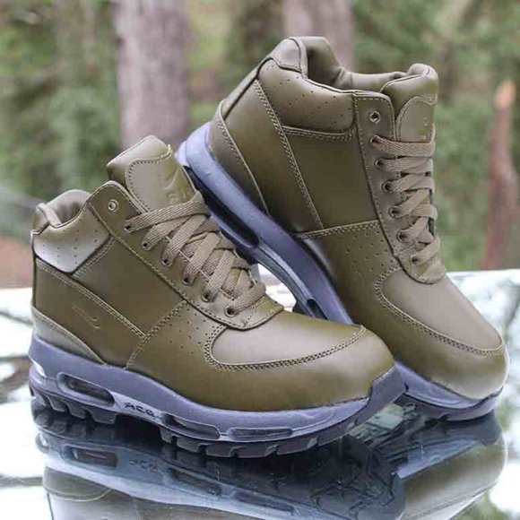 Nike Air Max Goadome Size 6Y Olive Green Canvas - Picture 5 of 15